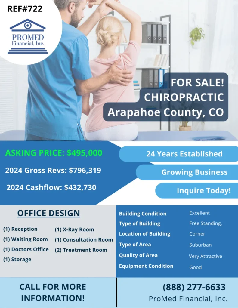 chiropractic practice for sale